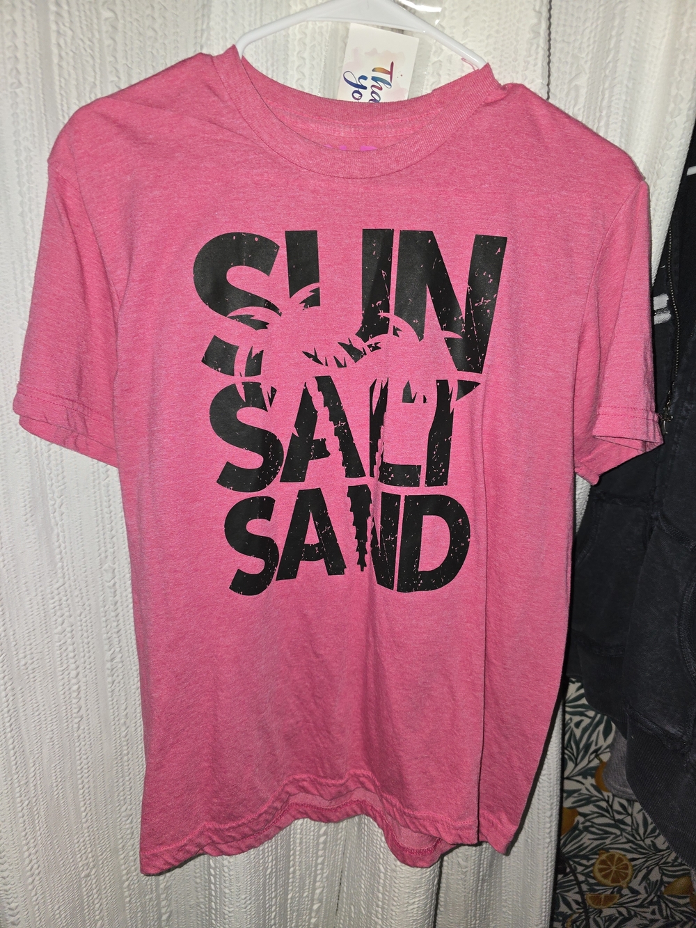 Womens M Graphic Short-Sleeve Tee - Pink SUN SALT SAND